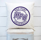 HPU Seal Throw Pillow Cover 18" | High Point University Gifts & Decor