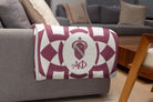 Alpha Phi XL 60x80 Sherpa Throw Blanket - Tribal Crest | APhi Gifts