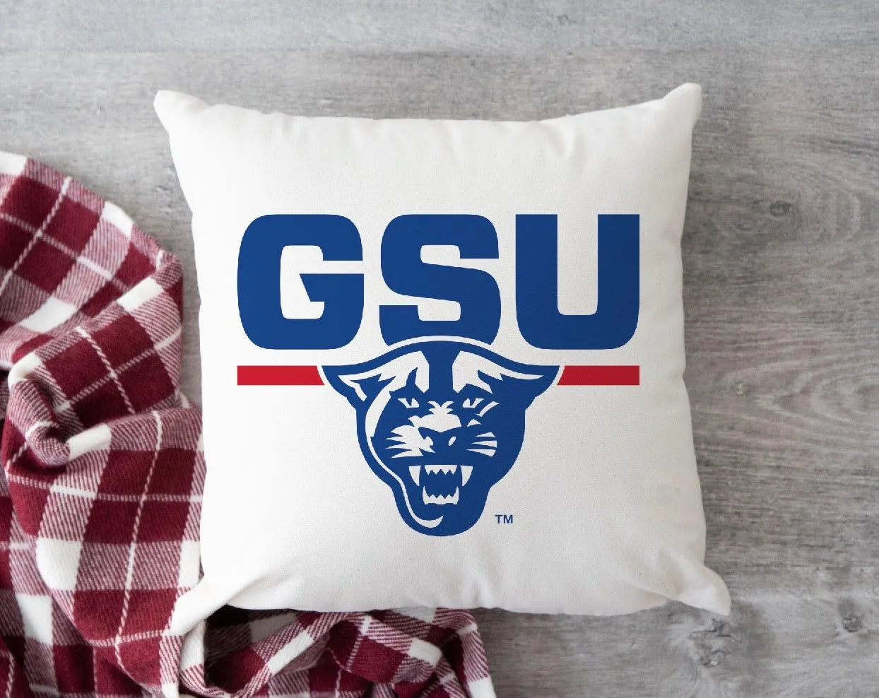 GSU 18" Throw Pillow Cover | Georgia State University Gifts & Decor | Campus Greek Fit