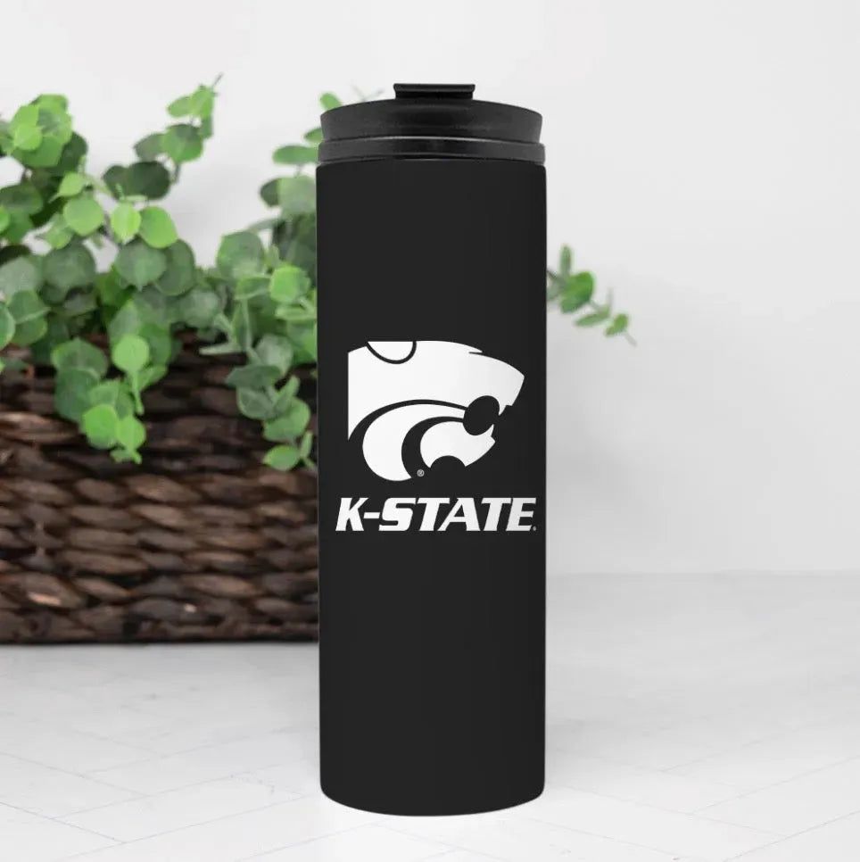 Kansas State University Thermal Tumbler 16 oz. - Black Drinkware