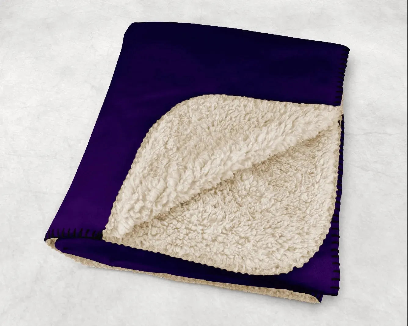 K-STATE 60x80 Sherpa Blanket - Power Cat Throw Blankets