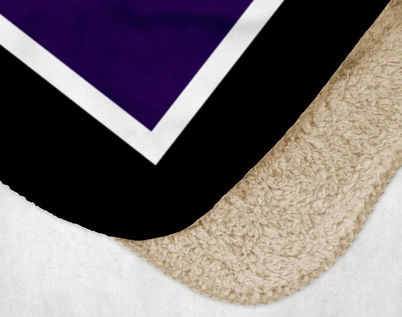 Kansas State University XL 60x80 Sherpa Blanket - Geo Throw Blankets