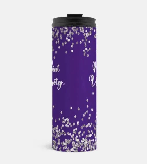 High Point University Thermal Tumbler 16 oz. - Glitter Drinkware