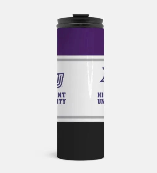 HPU Striped Thermal Tumbler 16 oz. | Official Merchandise Water Bottle | Festive Fit Home