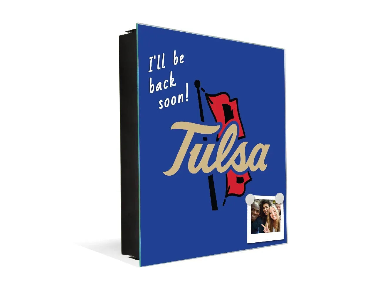 3-in-1 University of Tulsa Magnetic Dry-Erase Key Box Key Box