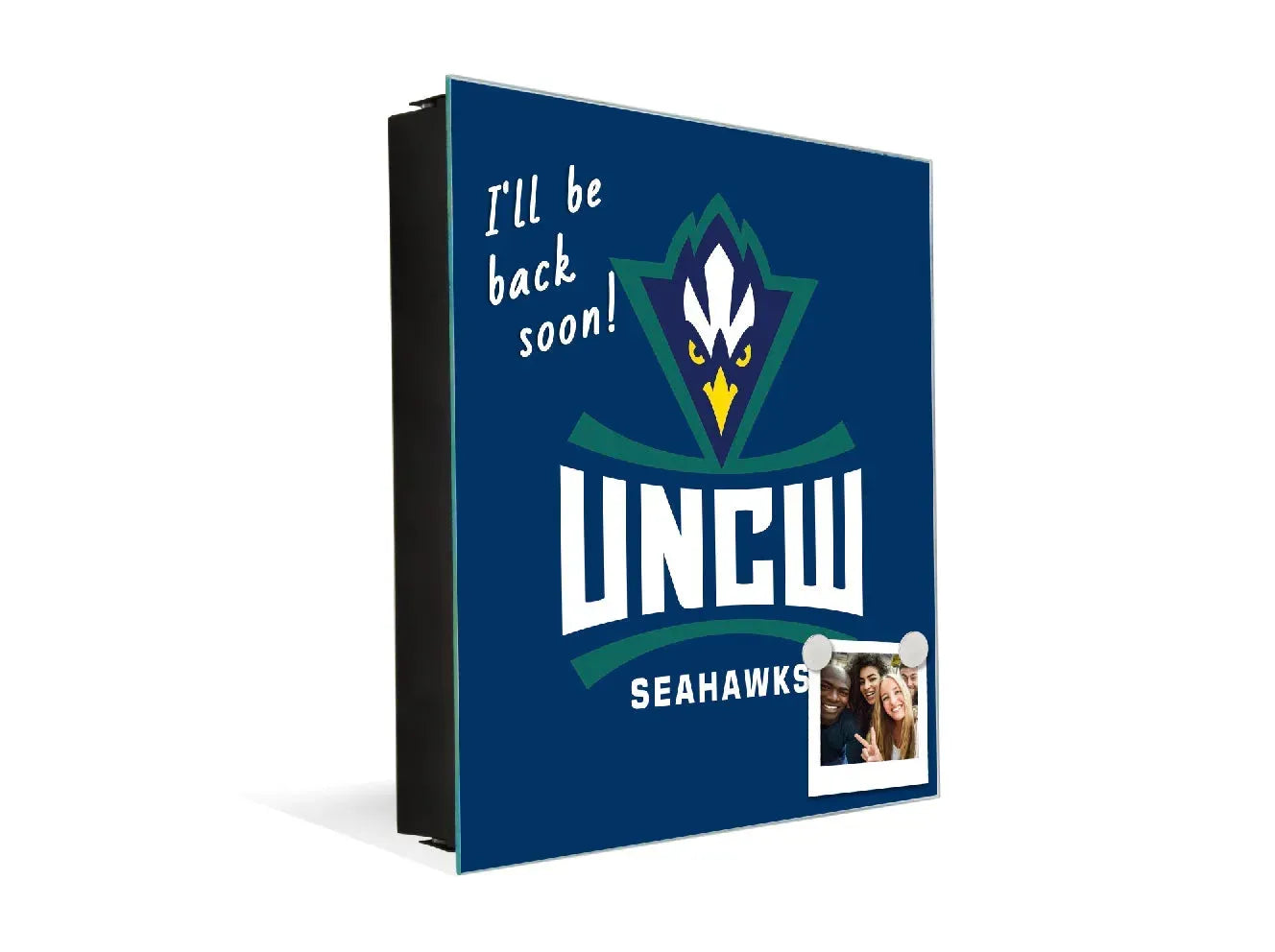 3-in-1 UNCW Magnetic Dry-Erase Key Box - UNC Wilmington Seahawks Key Box