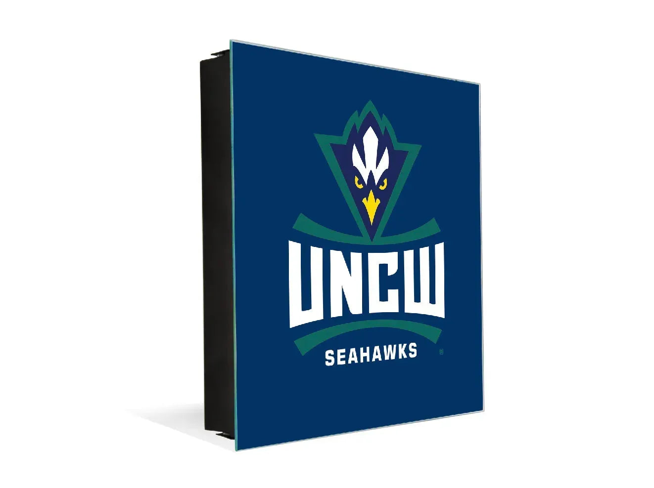 3-in-1 UNCW Magnetic Dry-Erase Key Box - UNC Wilmington Seahawks Navy Key Box