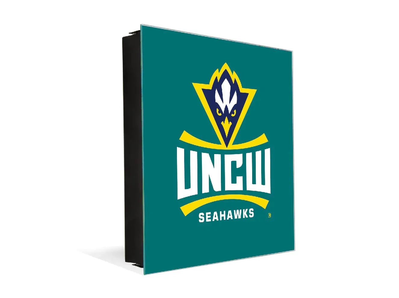 3-in-1 UNCW Magnetic Dry-Erase Key Box - UNC Wilmington Seahawks Teal Key Box
