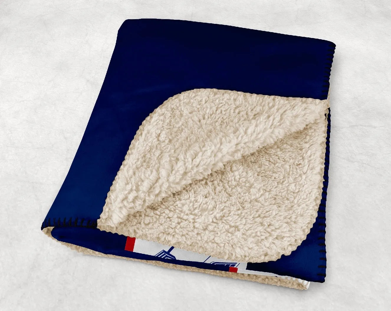 Belmont University Traditional Band Sherpa Blanket - 60"x80" | Gifts | Festive Fit Home