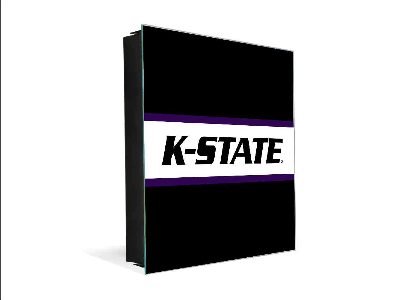 3-in-1 K-STATE Magnetic Dry-Erase Key Box / Key Cabinet Black White Key Box