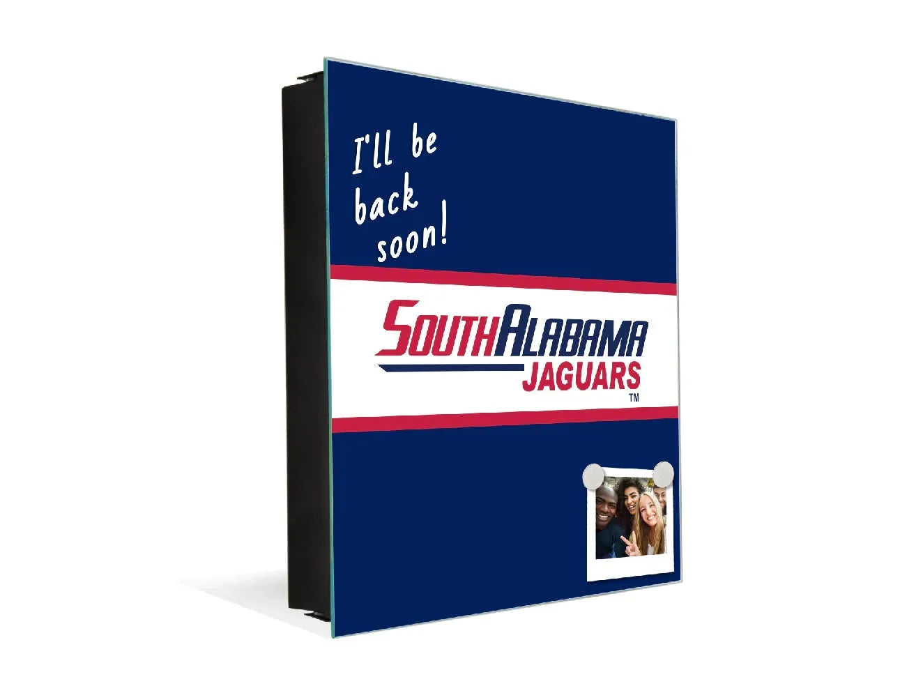 3-in-1 University of South Alabama Magnetic Dry-Erase Key Box - Center Band Key Box