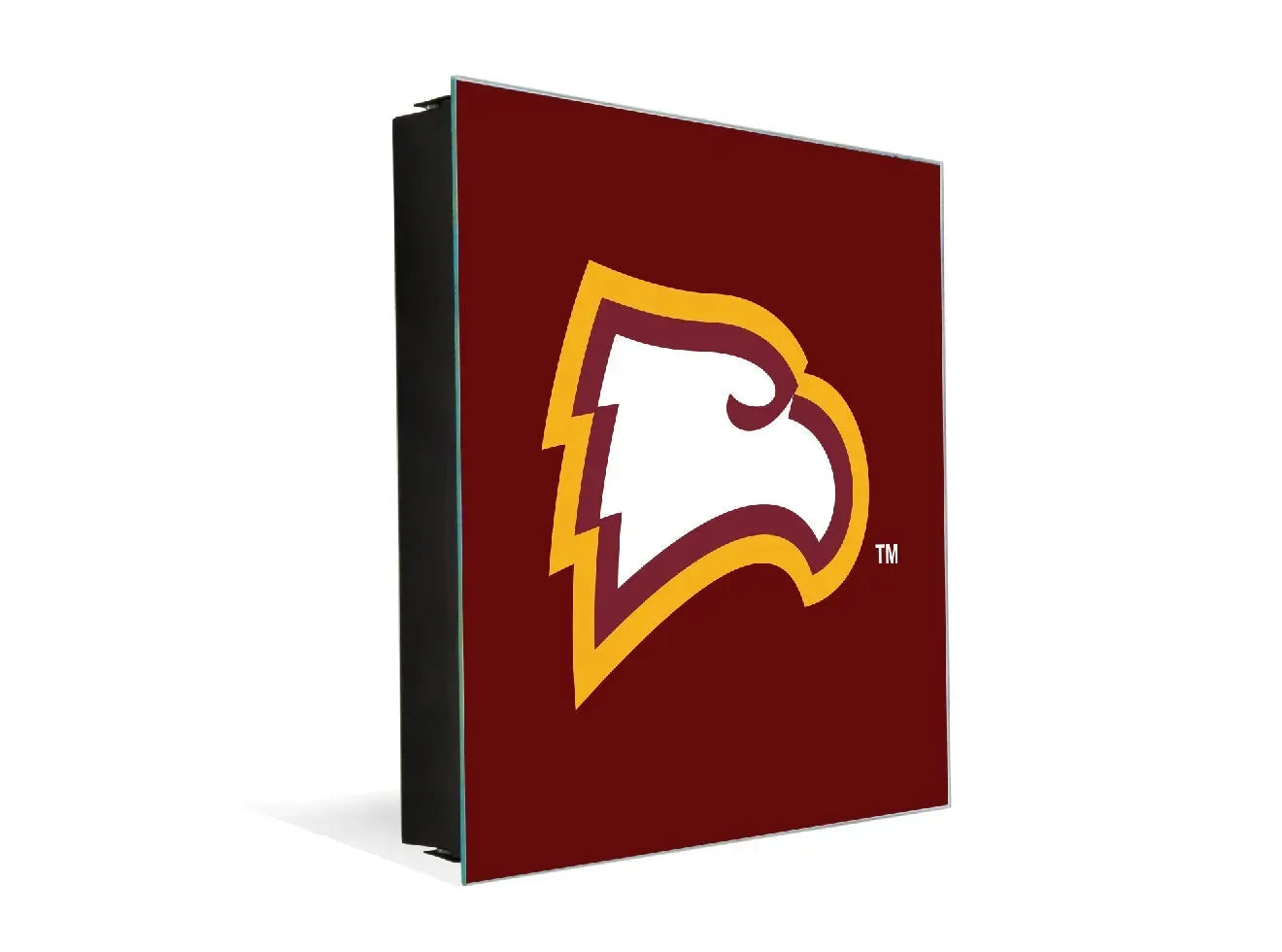 3-in-1 Winthrop University Magnetic Dry-Erase Key Box/ Cabinet Garnet Key Box