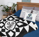 UNCW Sherpa Blanket Tribal Print Black 60"x80" | Gifts and Merchandise | Festive Fit Home