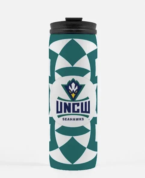 University of North Carolina Wilmington Tumbler Tribal Print - Teal 16.oz Drinkware