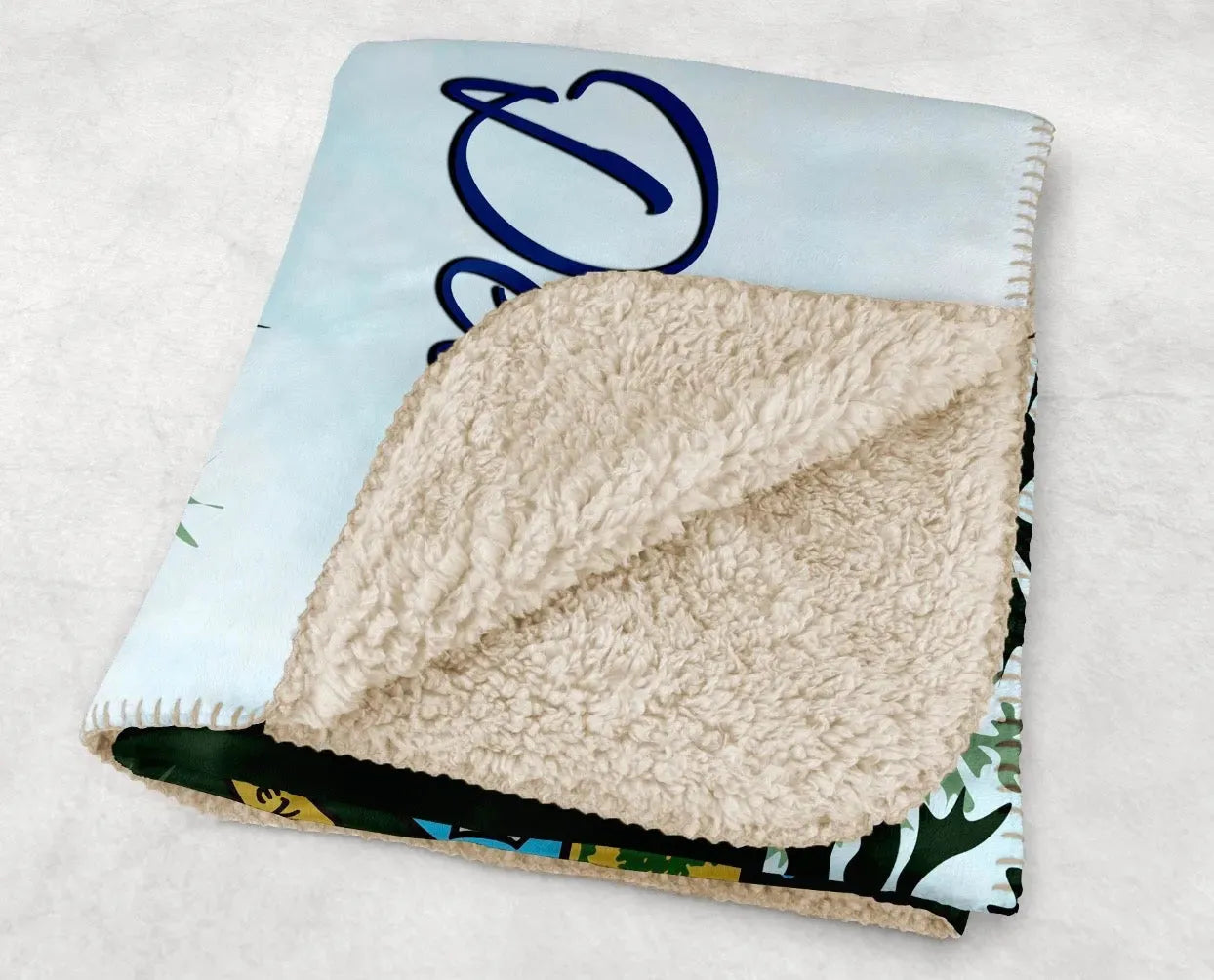 Tri Delta XL 60x80 Blanket Pine Trees Throw Blankets