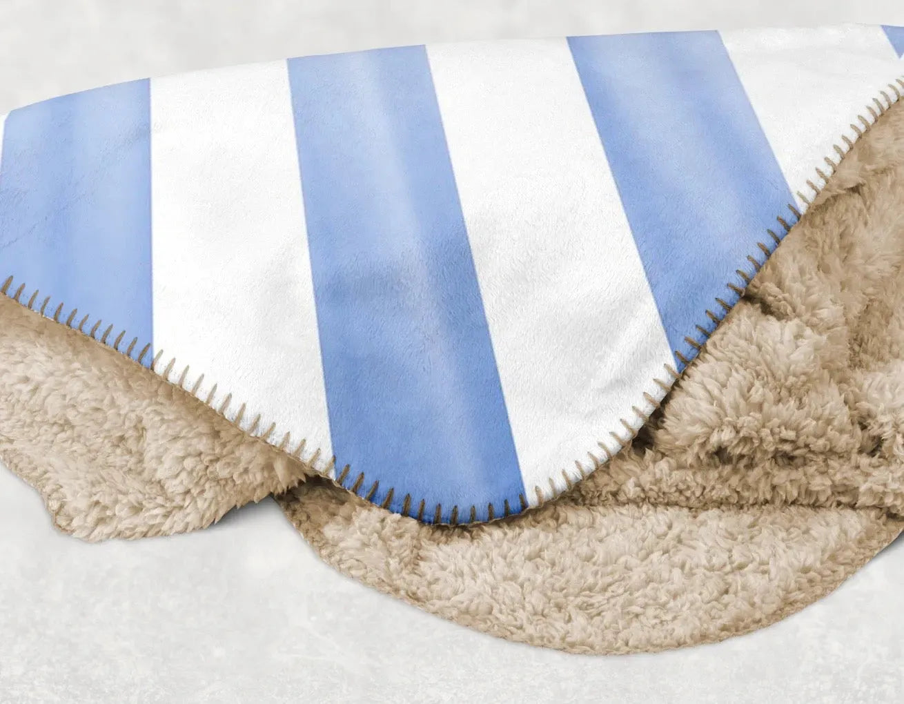 Tri Delta XL 60x80 Sherpa Blanket - Dark Blue Starburst Throw Blankets