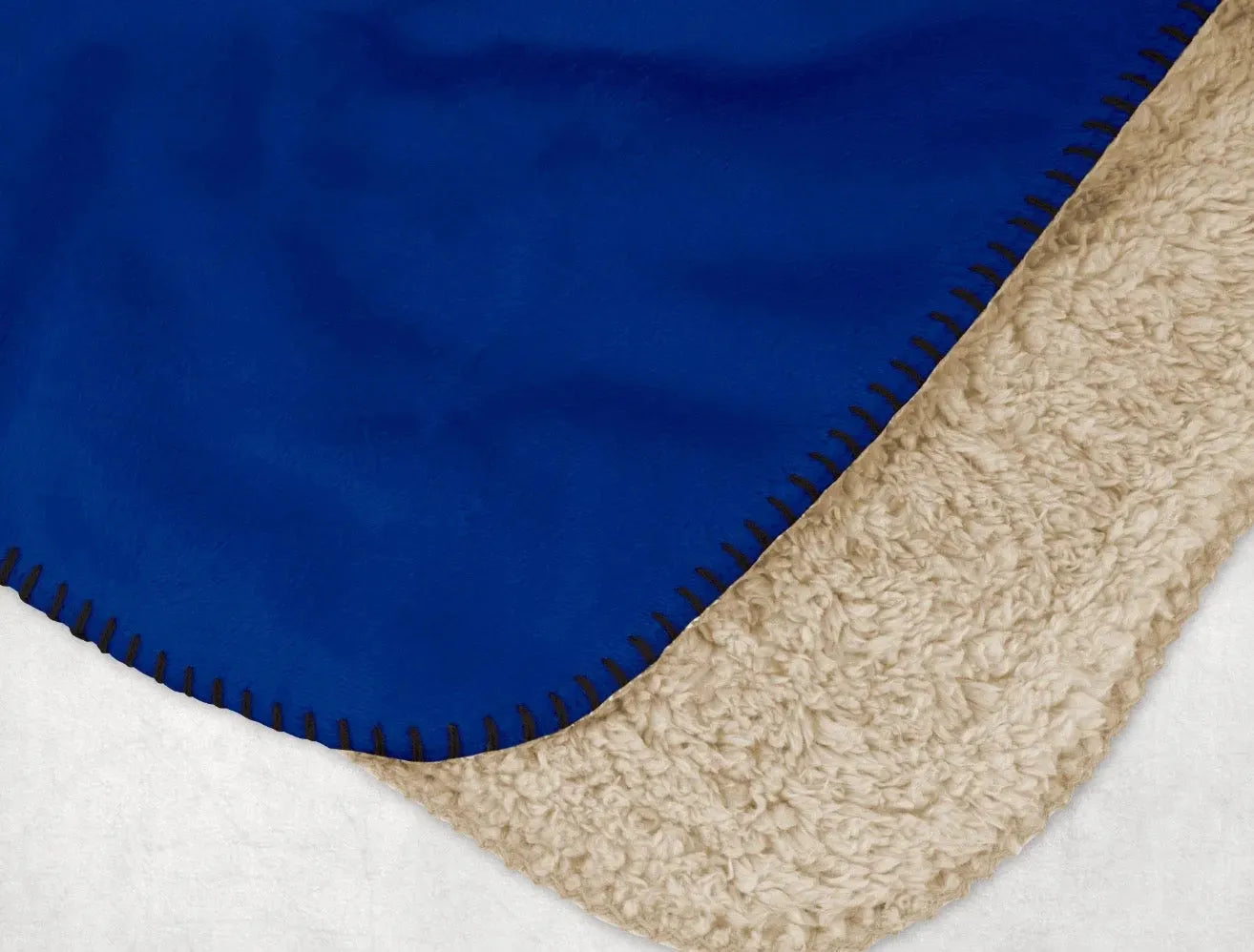 Georgia State University XL 60x80 Sherpa Blanket - Double Band Throw Blankets