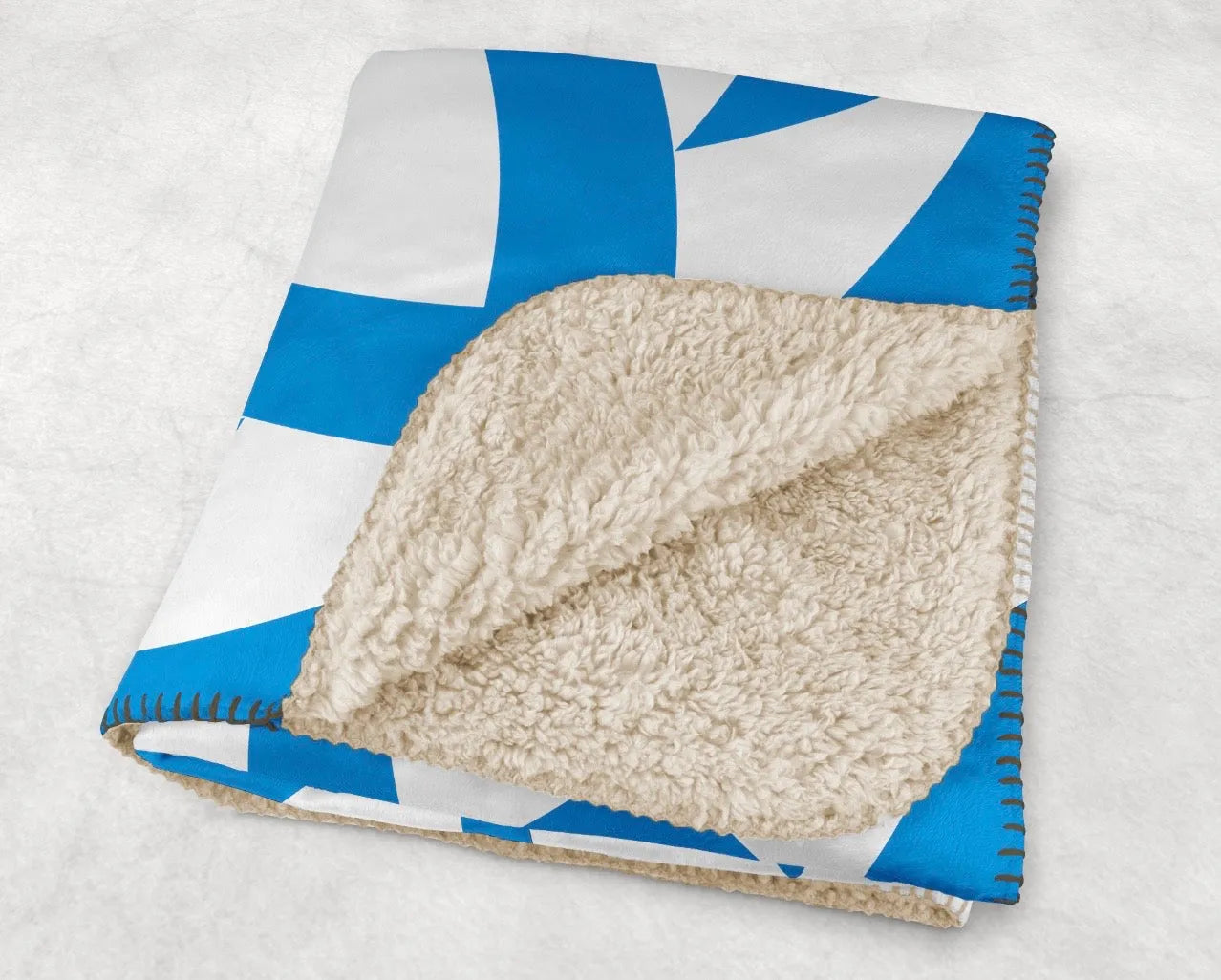 KKG Sherpa Blanket - Tribal - 60" x 80" | Kappa Kappa Gamma Gifts and Merchandise | festive Fit Home