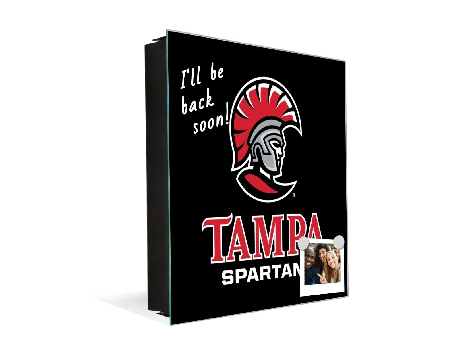 3-in-1 University of Tampa Magnetic Dry-Erase Key Box - Tampa Spartans Key Box
