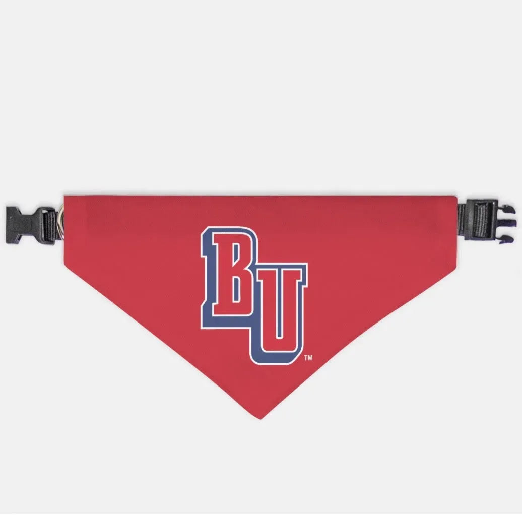 Belmont University Pet Bandana - "BU" XL Pet Bandanas