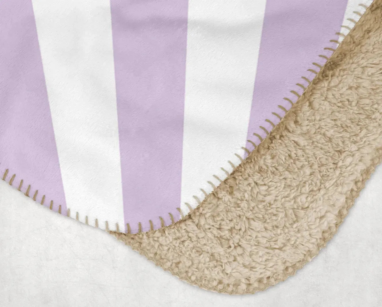 Sigma Kappa XL 60x80 Sherpa Throw Blanket - Lavender Starburst Throw Blankets