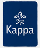 Kappa Sherpa Blanket XL 60x80 Blue | Official KKG Gifts & Decor | Festive Fit Home