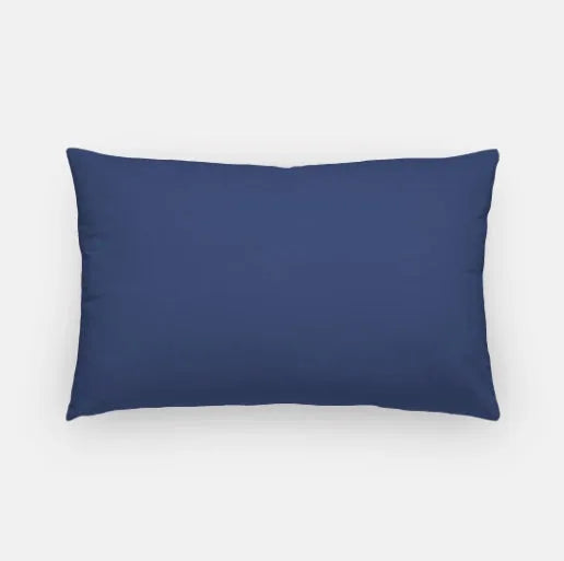 Dream Boldly. Live Fully. Lumbar Kappa Blue Lumbar Pillow Cover | Festive Fit Home