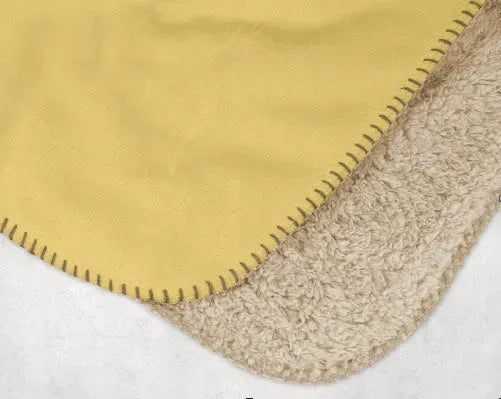 Chi Omega XL 60x80 Sherpa Throw Blanket - Color Block Throw Blankets