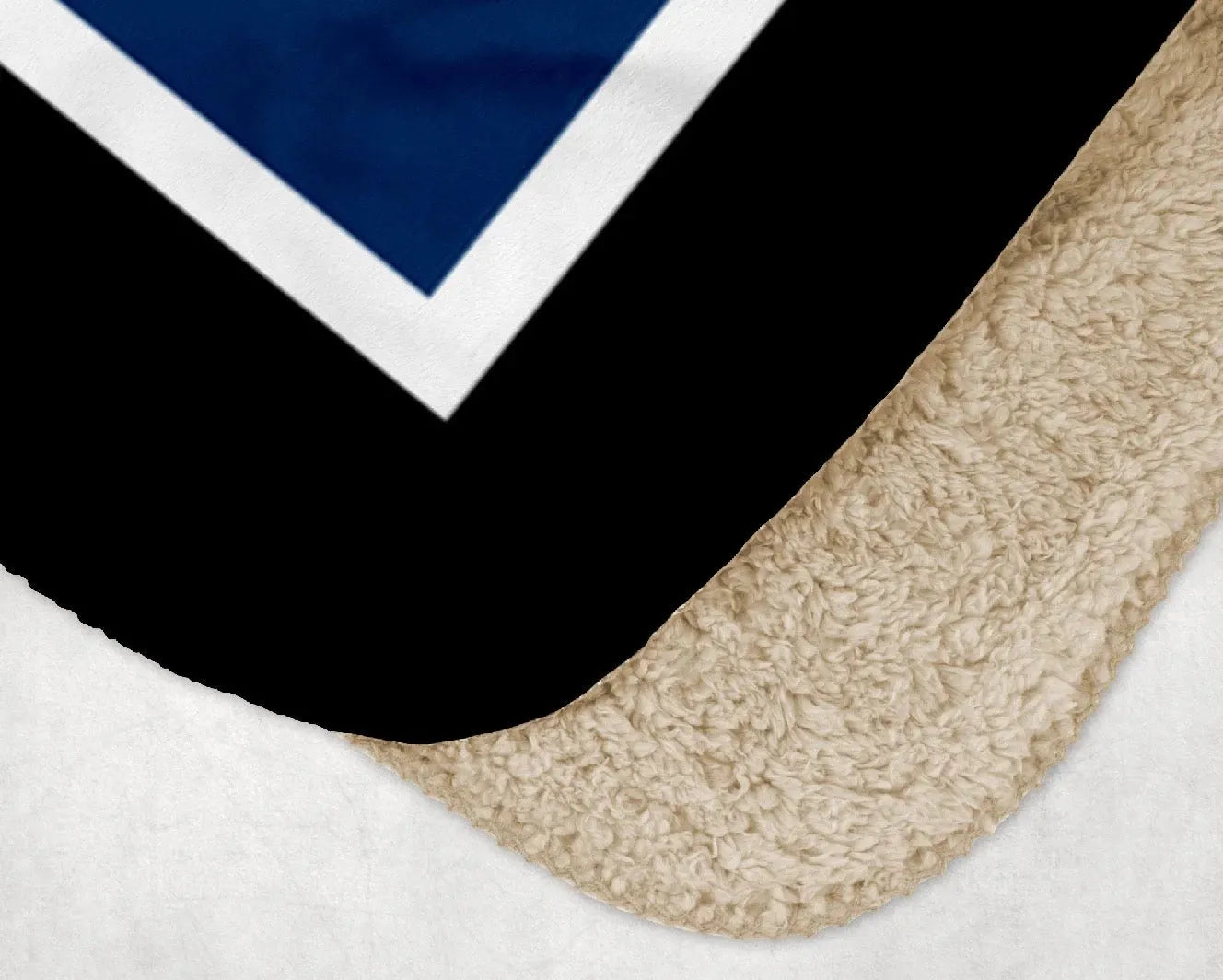 UNCW XL 60x80 Sherpa Throw Blanket - Geo Throw Blankets