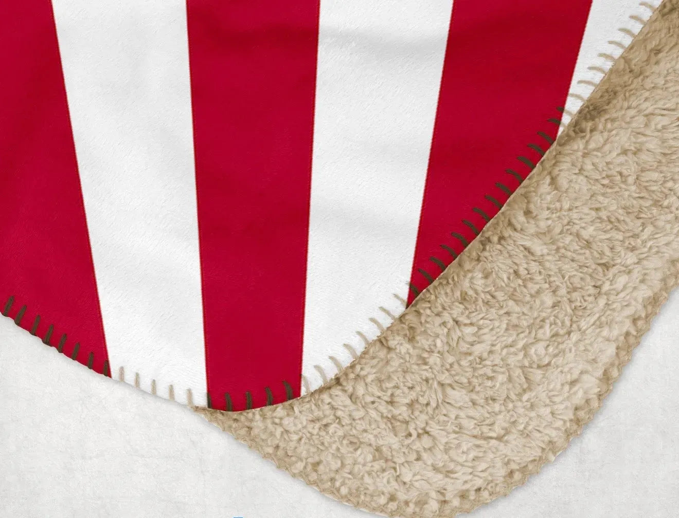 South Alabama XL 60x80 Sherpa Blanket - Red Starburst Throw Blankets