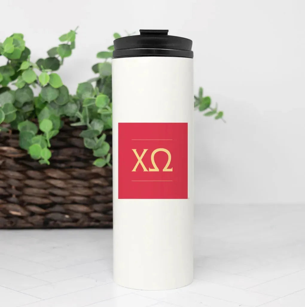 Chi Omega Tumbler 16 oz. - Traditional Drinkware