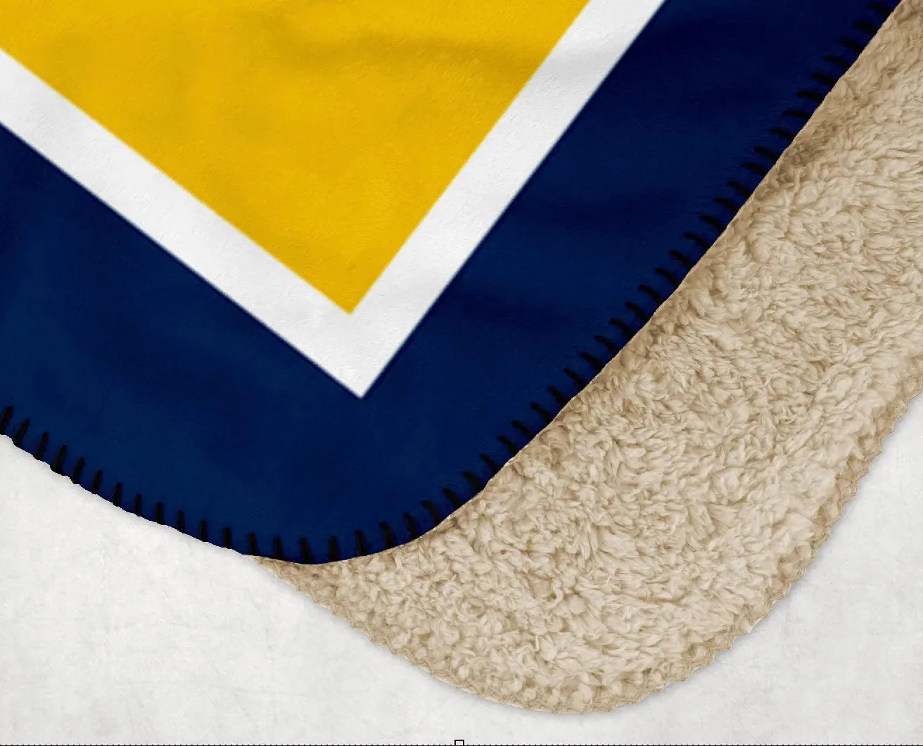 Alpha Xi Delta XL 60x80 Sherpa Throw Blanket - Geo Throw Blankets