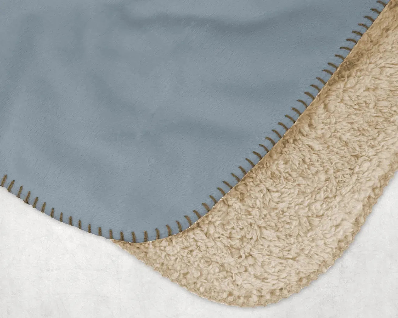 Tri Delta XL 60x80 Sherpa Throw Blanket - Color Block Throw Blankets