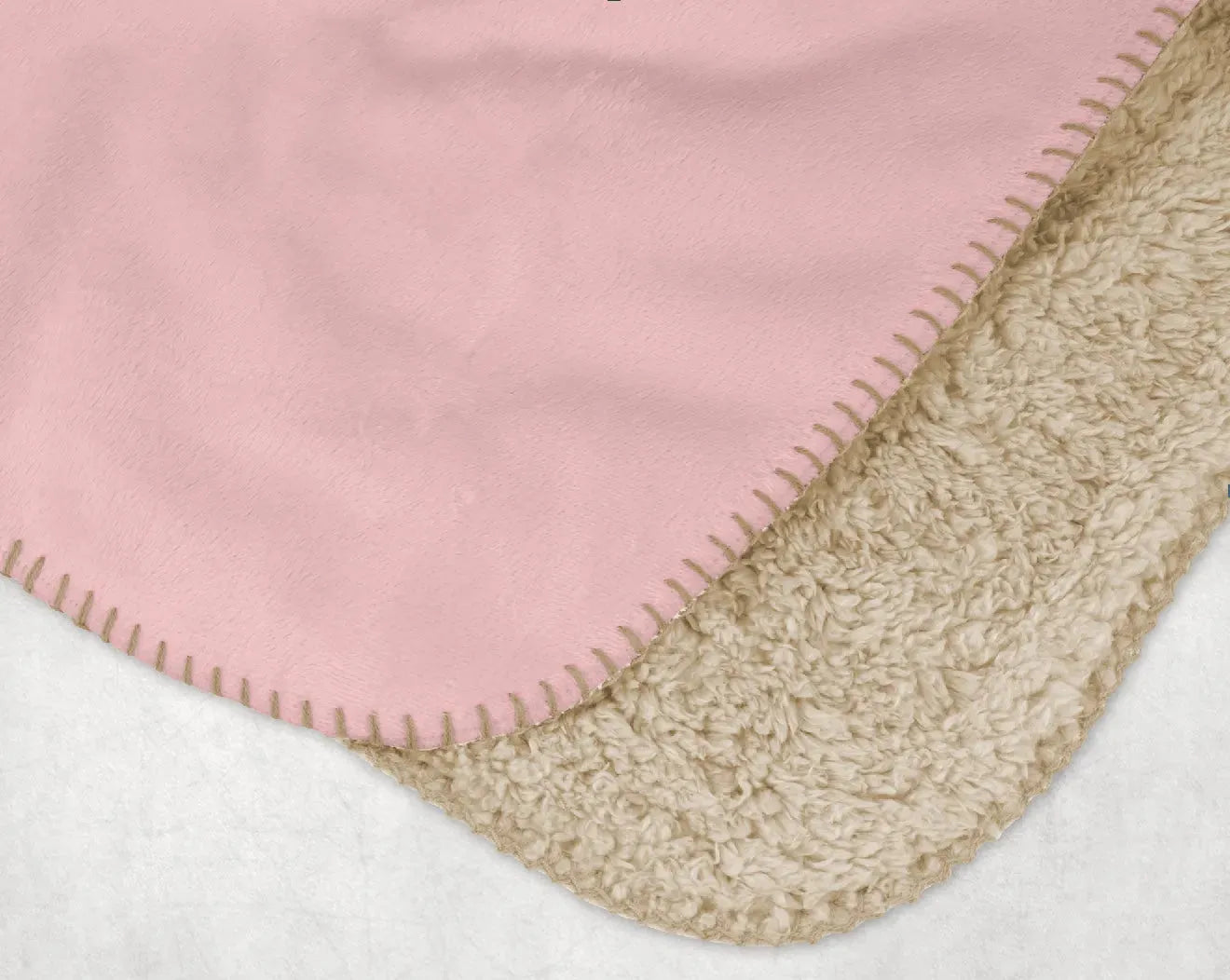 Kappa Delta XL 60x80 Sherpa Throw Blanket - Color Block Throw Blankets