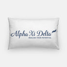 Alpha Xi Delta Traditional Lumbar Pillow Covers | Official Merchandise | Festive Fit Home