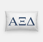 Alpha Xi Delta Lumbar Pillow Cover Greek Letters | Official Gift Shop | Custom Merchandise | Festive Fit Home