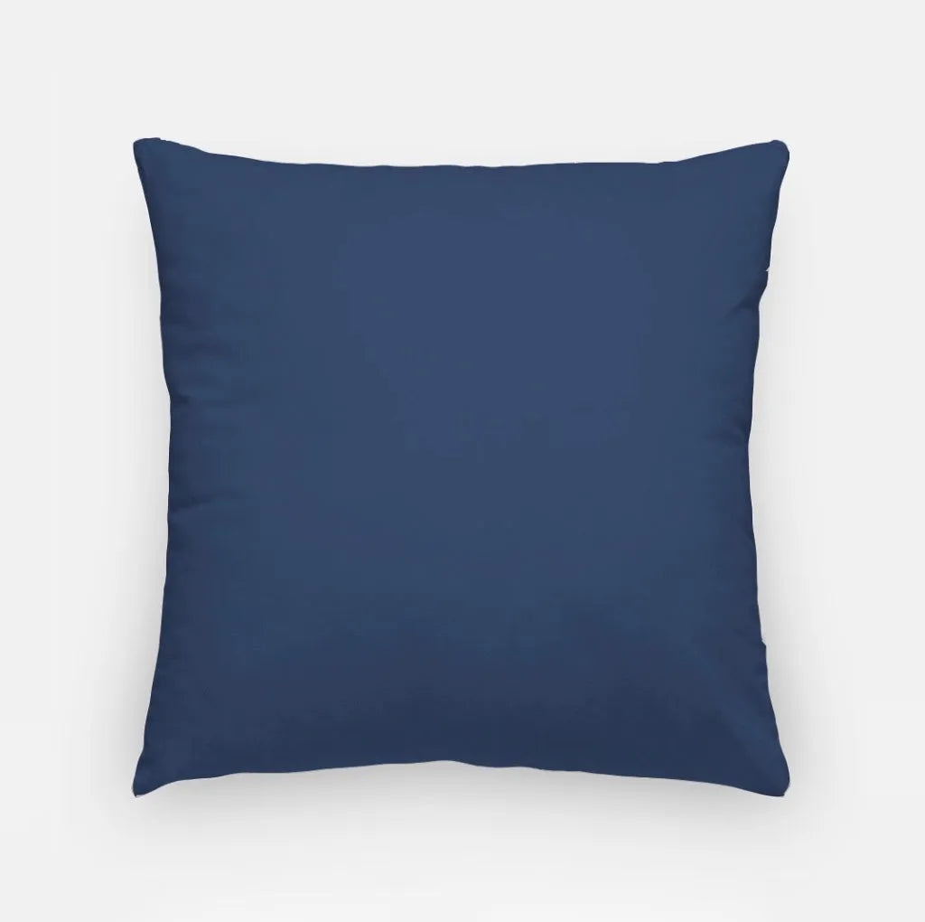 Alpha Xi Delta Pillow Cover - Blue Quill Bullseye - 18" | Custom gifts | Festive Fit Home