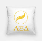 Alpha Xi Delta Blue Throw Pillow Cover - Greek Letters 18" | Official Gifts and Decor