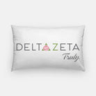 Delta Zeta Traditional Lumbar Pillow Cover | Official DZ Merch | Decor