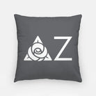 Delta Zeta Traditional Pillow Cover - Greek Letters Knockout 18"  | Custom Gifts and Decor | Festive Fit Home