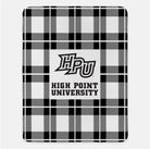 High Point University Sherpa Blanket  XL 60x80 - Plaid | Gifts & Decor