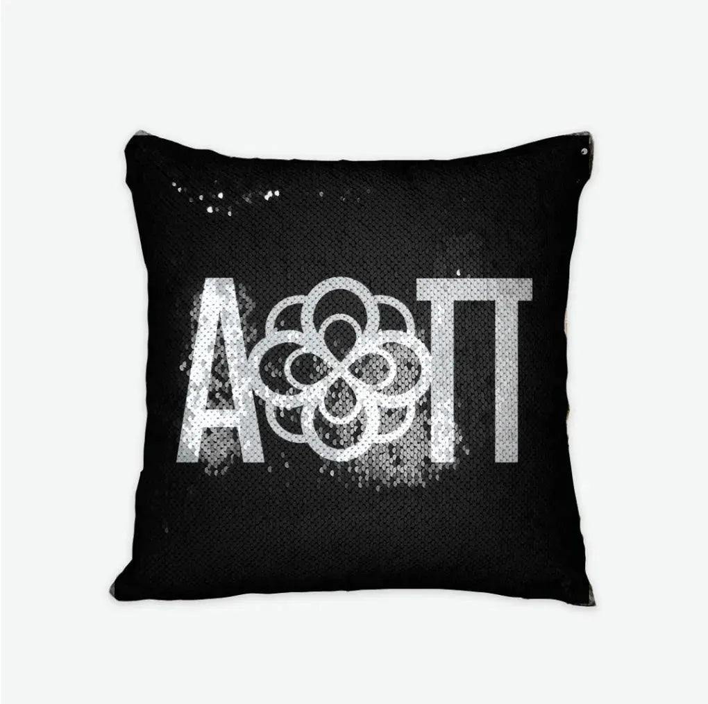 Alpha Omicron Pi Sequin Throw Pillow Cover Pillow Covers