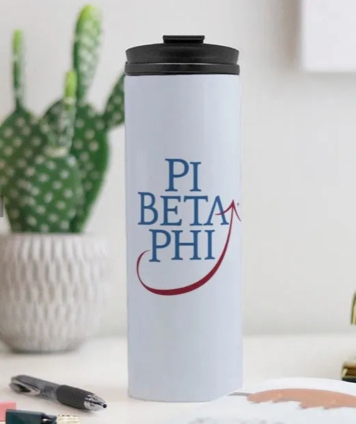 Pi Beta Phi Traditional Thermal Tumbler 16 oz. | Gifts and Merchandise | Festive Fit Home