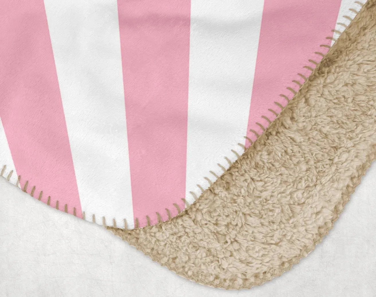 Delta Gamma XL 60x80 Sherpa Throw Blanket - Pink Starburst Crest Throw Blankets