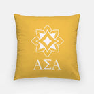 Alpha Sigma Alpha Throw Pillow Cover - Logomark Greek Letters 18" 