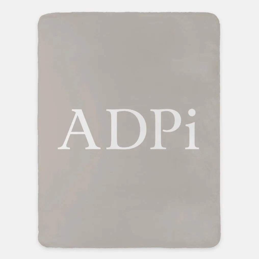 ADPi XL 60x80 Sherpa Throw Blanket | Official Alpha Delta Pi Gift Shop