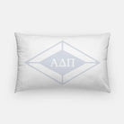 Alpha Delta Pi Lumbar Pillow Cover - Traditional Diamond | ADPi Decor | Custom Gifts