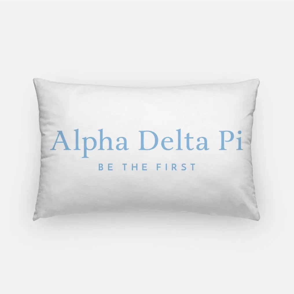 Alpha Delta Pi Lumbar Pillow Cover - Traditional