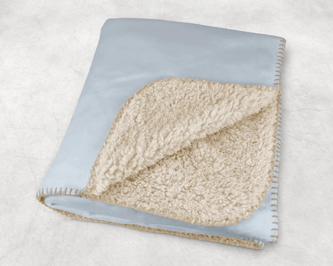 ADPi XL 60x80 Sherpa Blankets - Center Band | Alpha Delta Pi Gifts