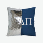 Alpha Delta Pi Sequin Pillow Cover - Greek Letters | Gifts | Dorm Decor